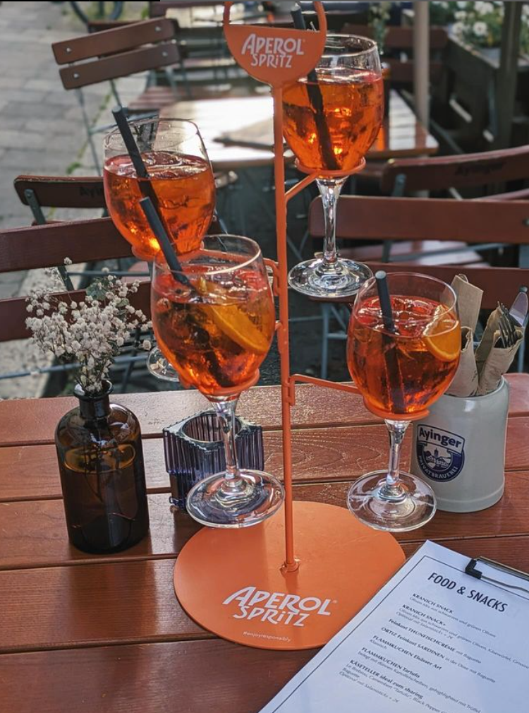 Munich Aperol Spots Kleiner Kranich