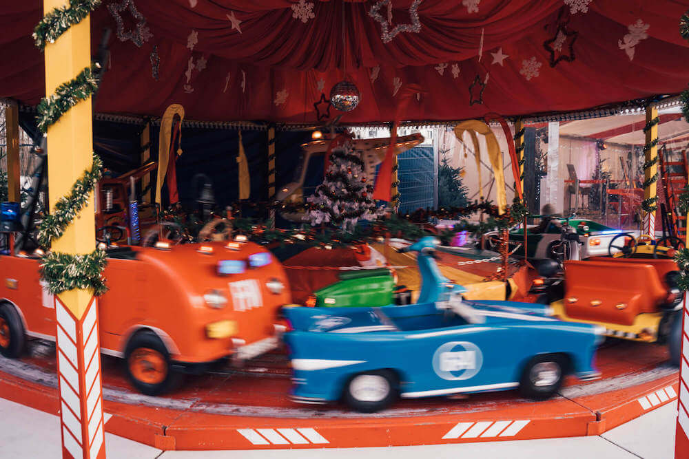 Glühwein festival childrens rides games