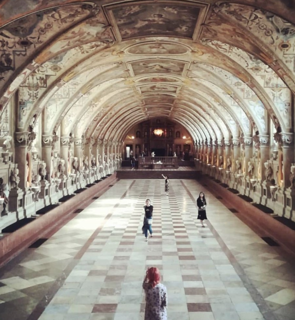 Munich in the rain Residenz