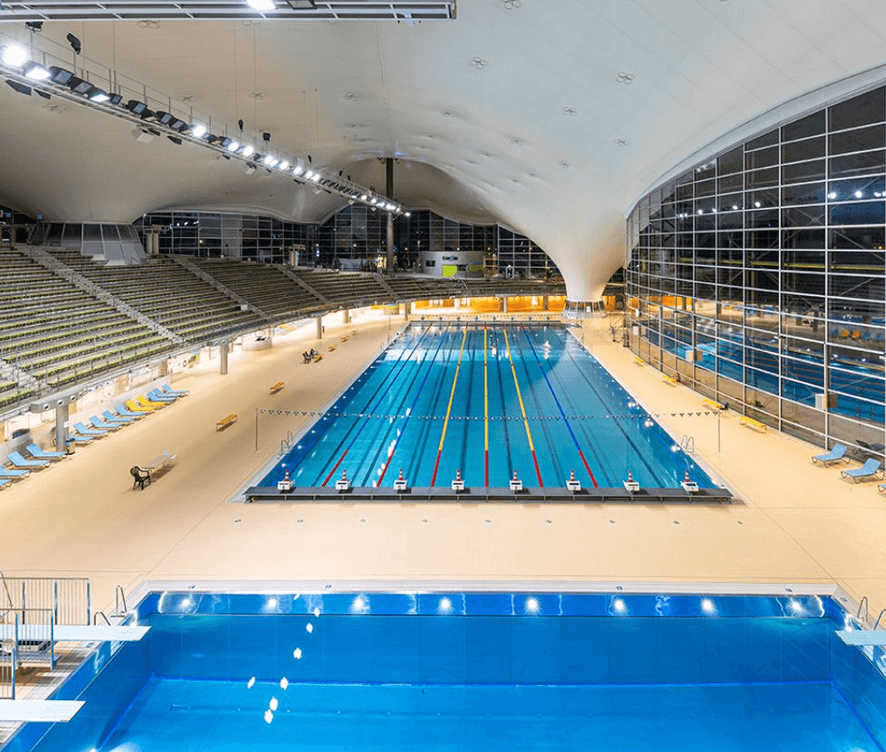 Munich Public Swimming Pools Olympiapark Schwimmhalle