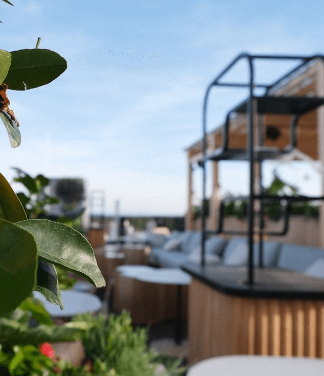 Rooftop Bars Mural Farm House