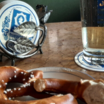 Weisswurst in Munich Turmstueberl