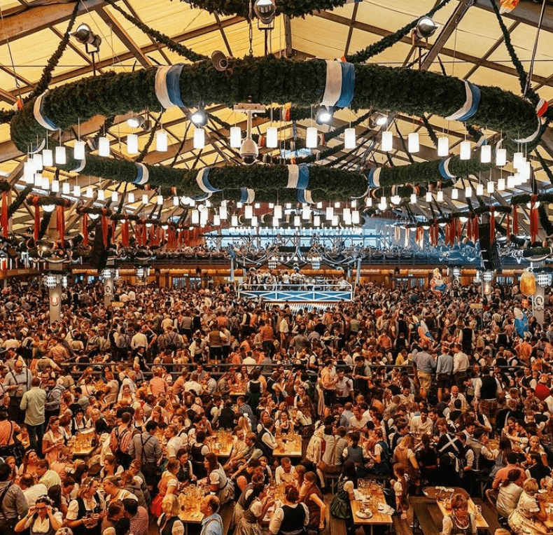 Oktoberfest Beer Tents Schottenhamel Inside