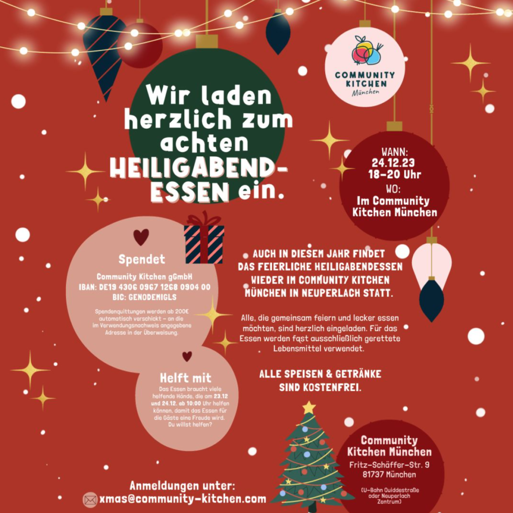 Christmas Events Community Kitchen Christmas Eve Dinner