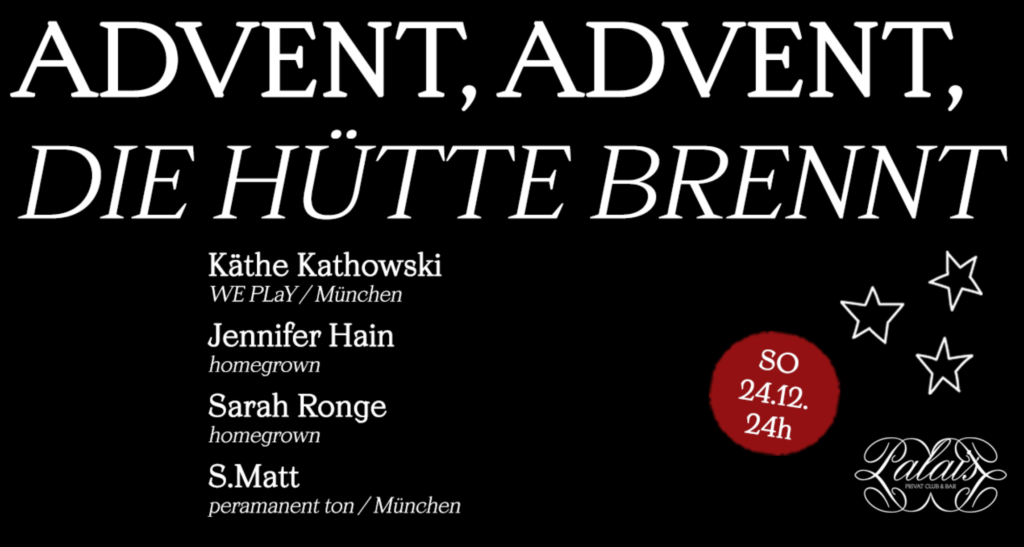 Christmas Events Palais Club Party