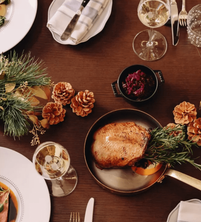 Thanksgiving in Munich Brasserie CuvillieĚs (Rosewood Munich) elegant dinner 2025